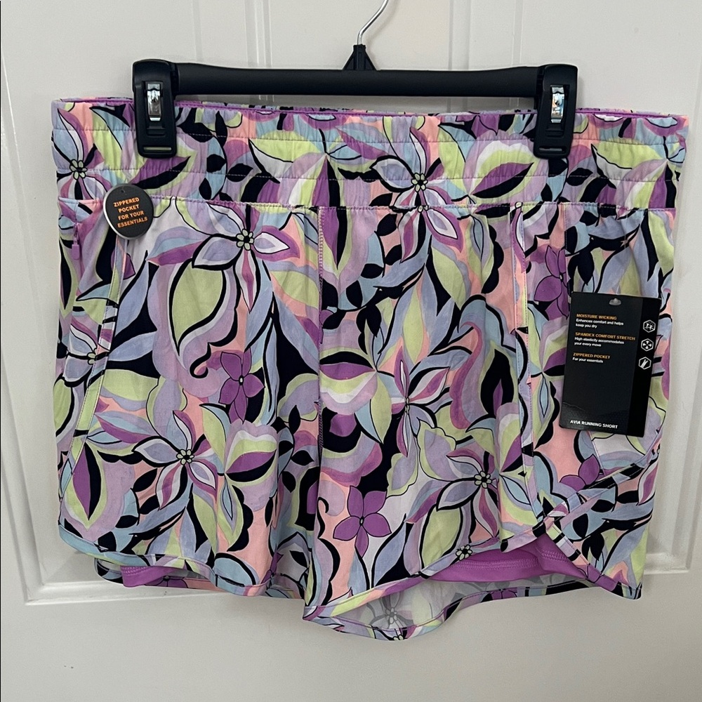 Avia moisture wicking shorts nwt